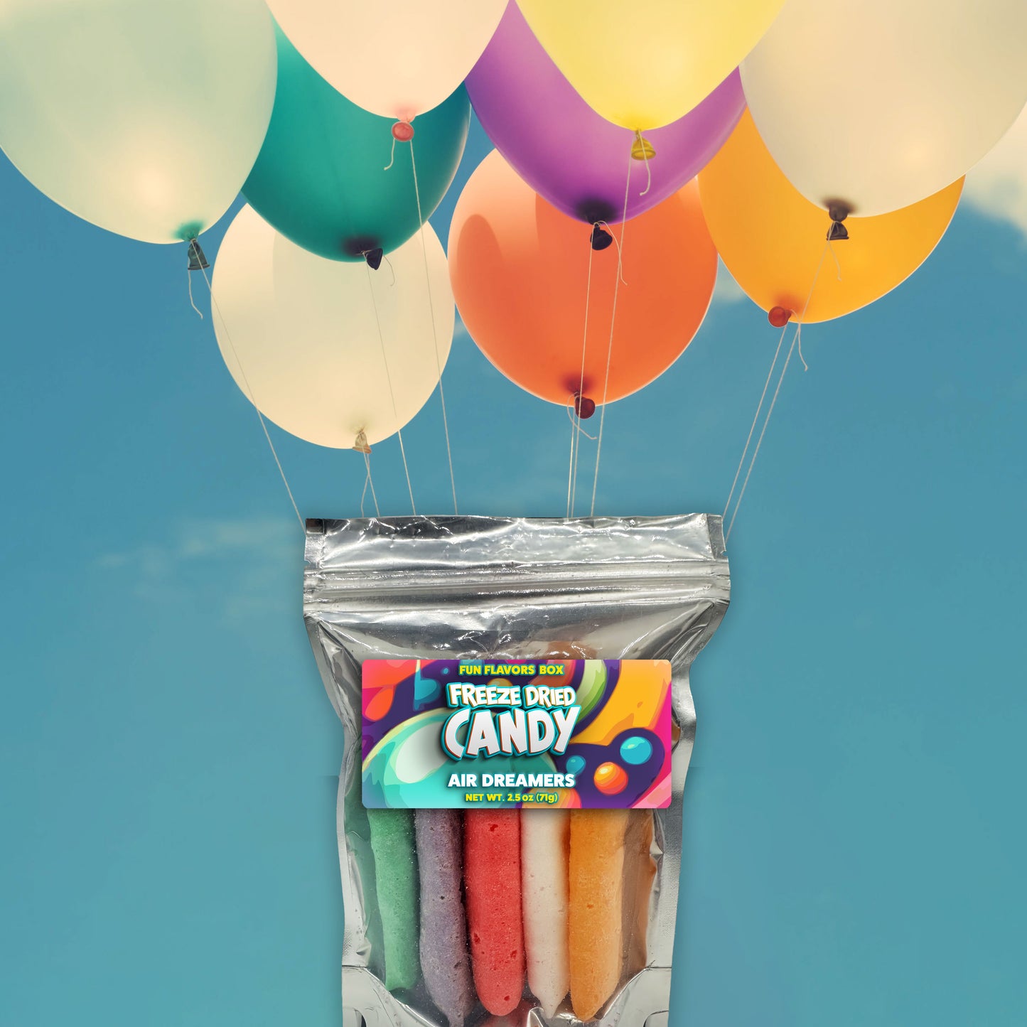 Freeze Dried Candy Air Dreamers Variety Pack - Space Theme Party Favor Gift Idea, 2.5 oz