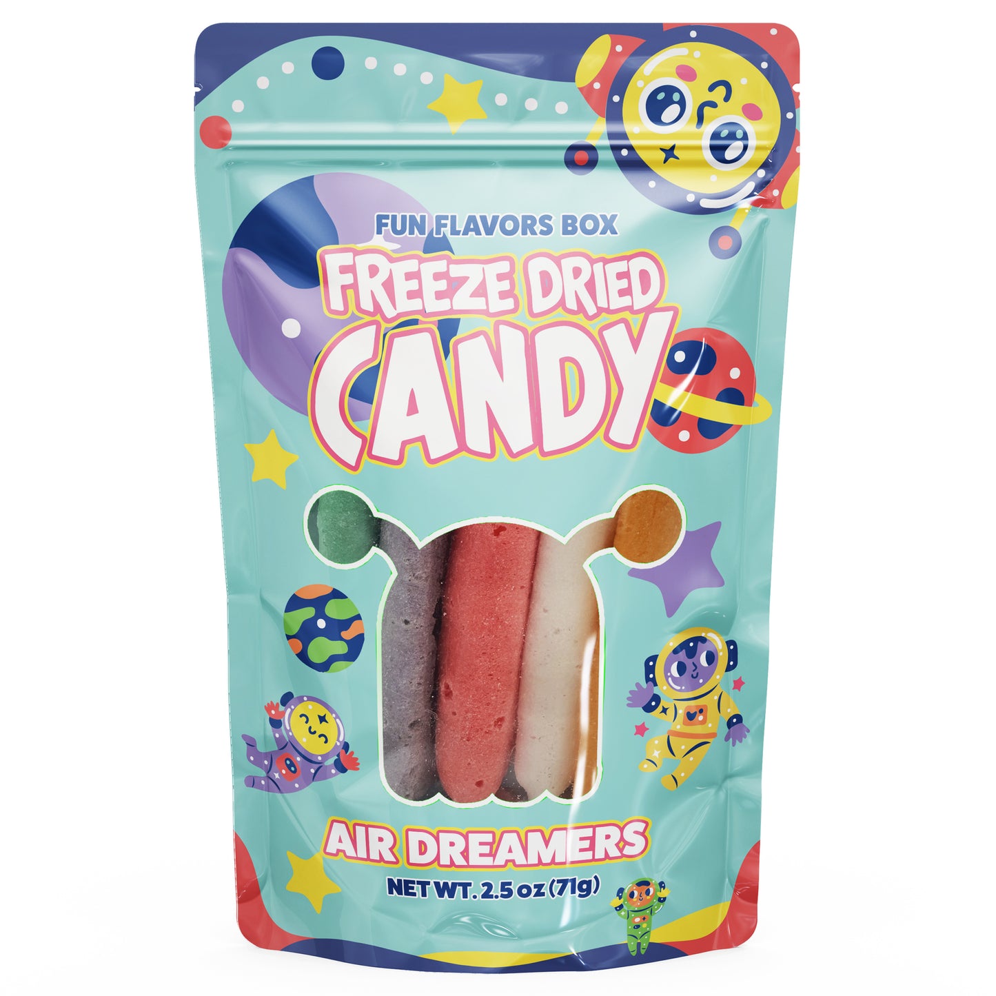 Freeze Dried Candy Air Dreamers Variety Pack - Space Theme Party Favor Gift Idea, 2.5 oz