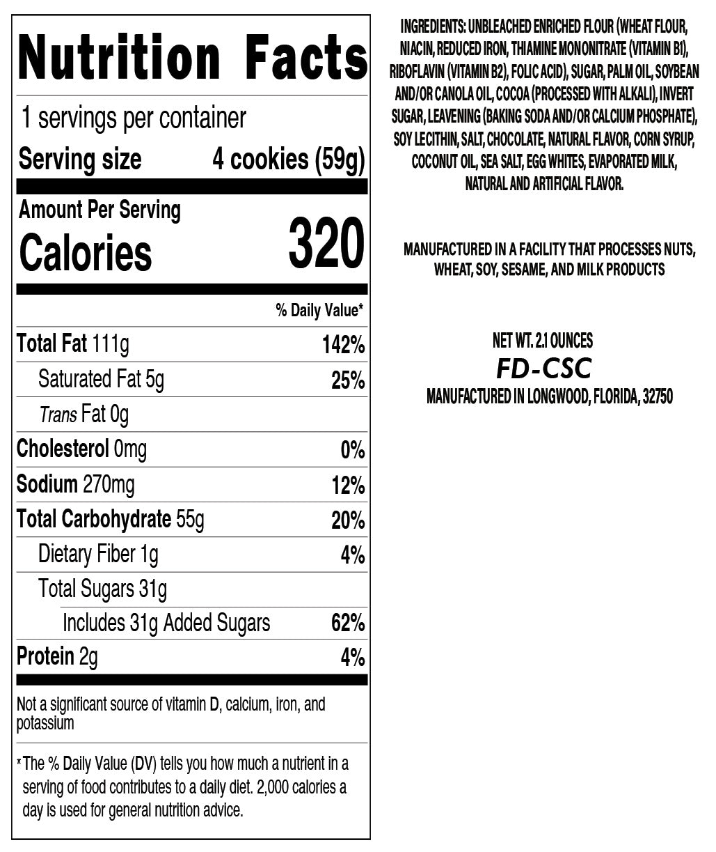 Freeze Dried Candy Cosmic Duos Chocolate Vanilla Cookie Crunch Treats, 2.1 oz