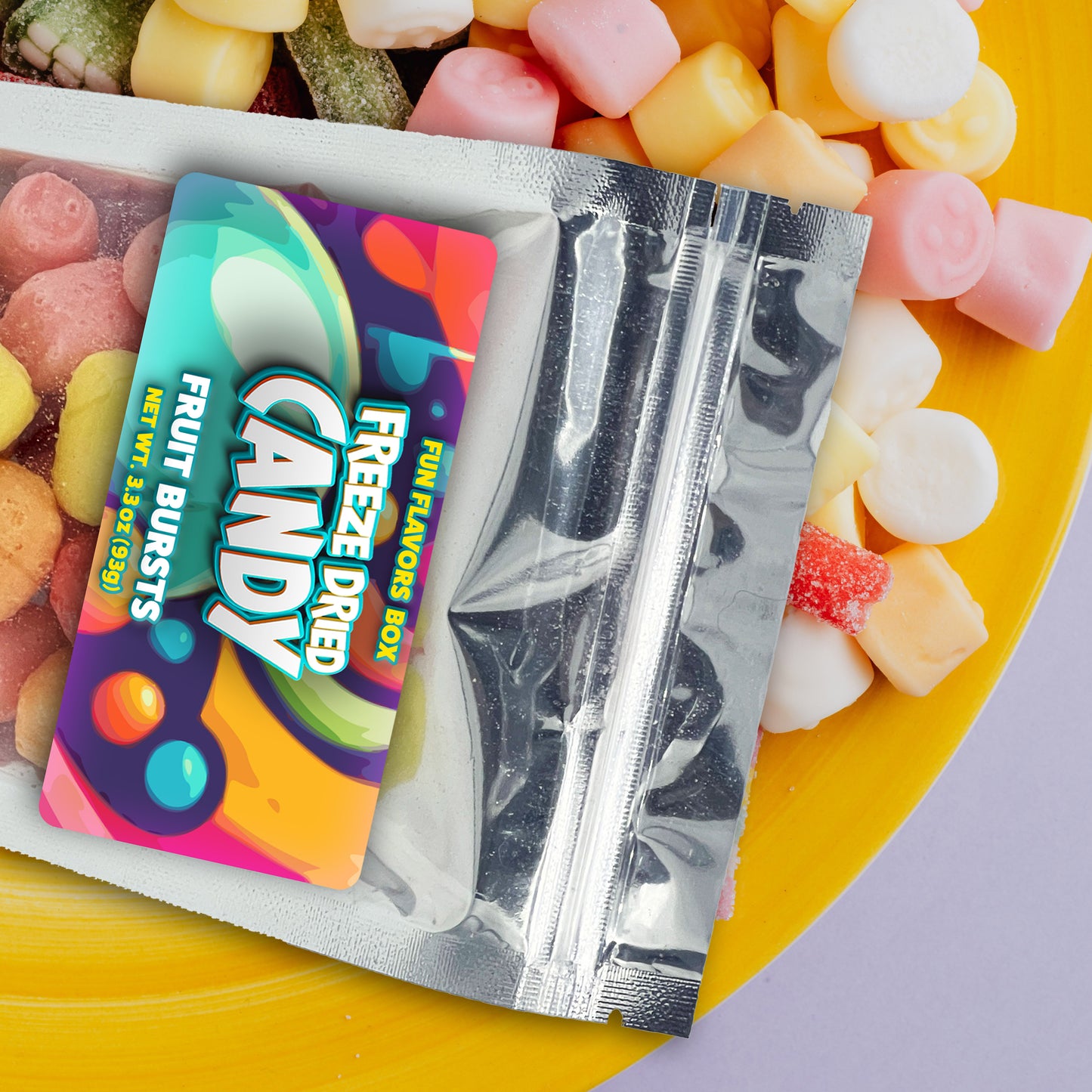 Freeze Dried Candy Fruit Burst Minis Variety Pack – Crunchy Candy Snack – Space Theme Party Favor Gift Idea