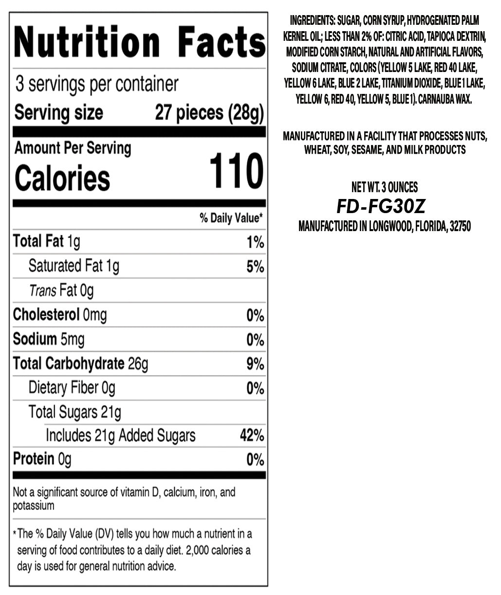 Freeze Dried Candy Originals Treats 3 oz