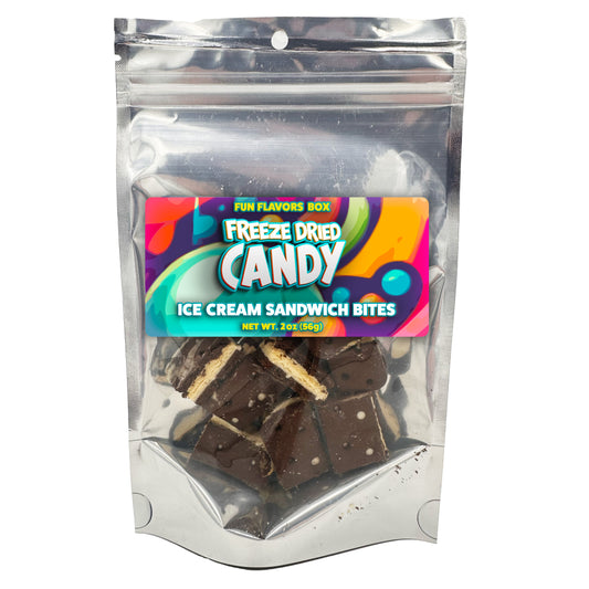 Freeze Dried Candy Ice Cream Sandwich Bites, 2 oz