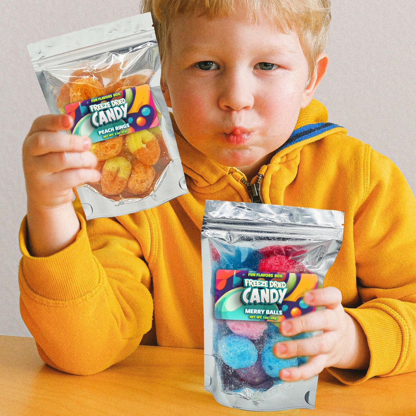 Freeze Dried Candy Merry Balls Variety Pack Crispy Treats