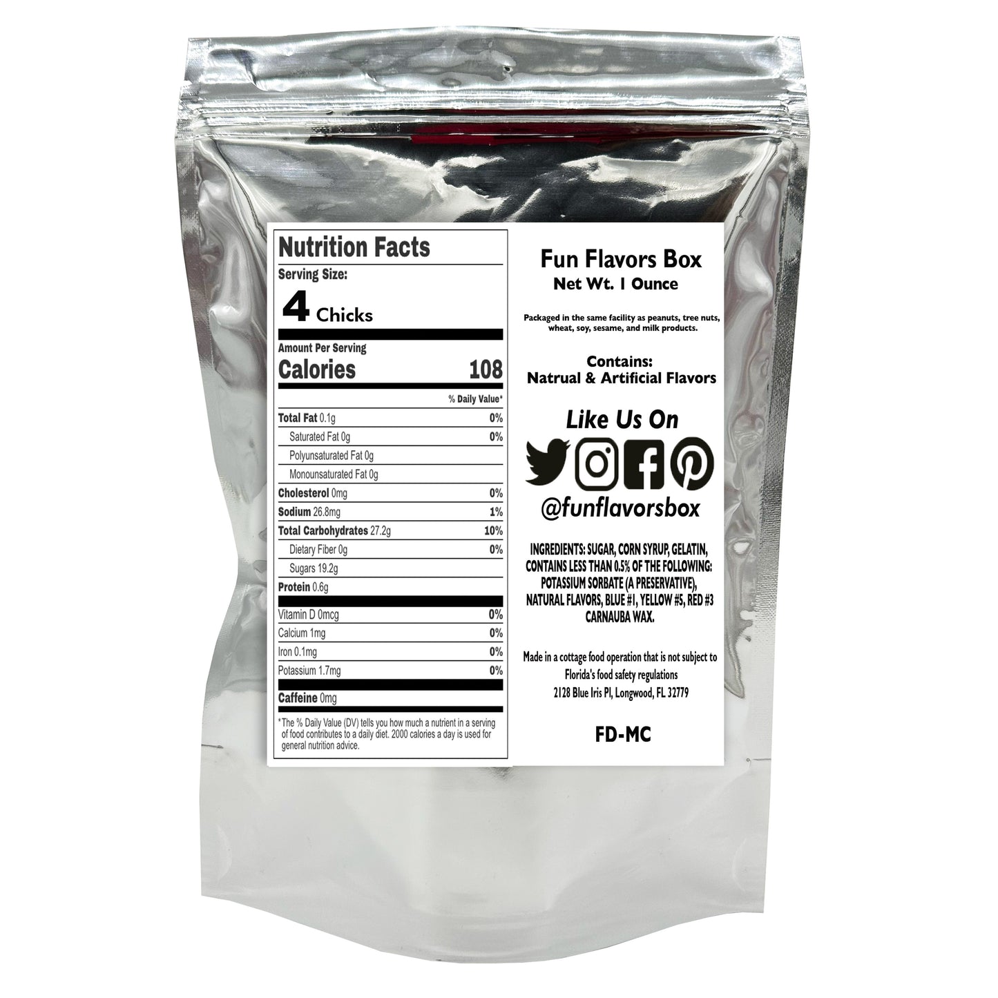 Freeze Dried Candy Marshmallow Chicks Unique Exotic Crunchy Easter Treats 1 oz