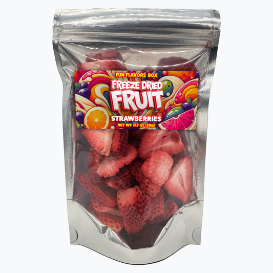 Freeze Dried Strawberries Natural Crunchy Fruit, 0.7 oz