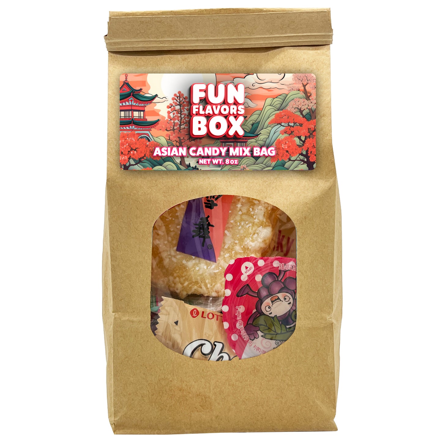 Asian Snack Candy Mix Bag (20 Count) Variety Pack for Birthday, Thank You, Party Favors, Thinking of You, Individually Wrapped Treats, Exotic Unique Gift