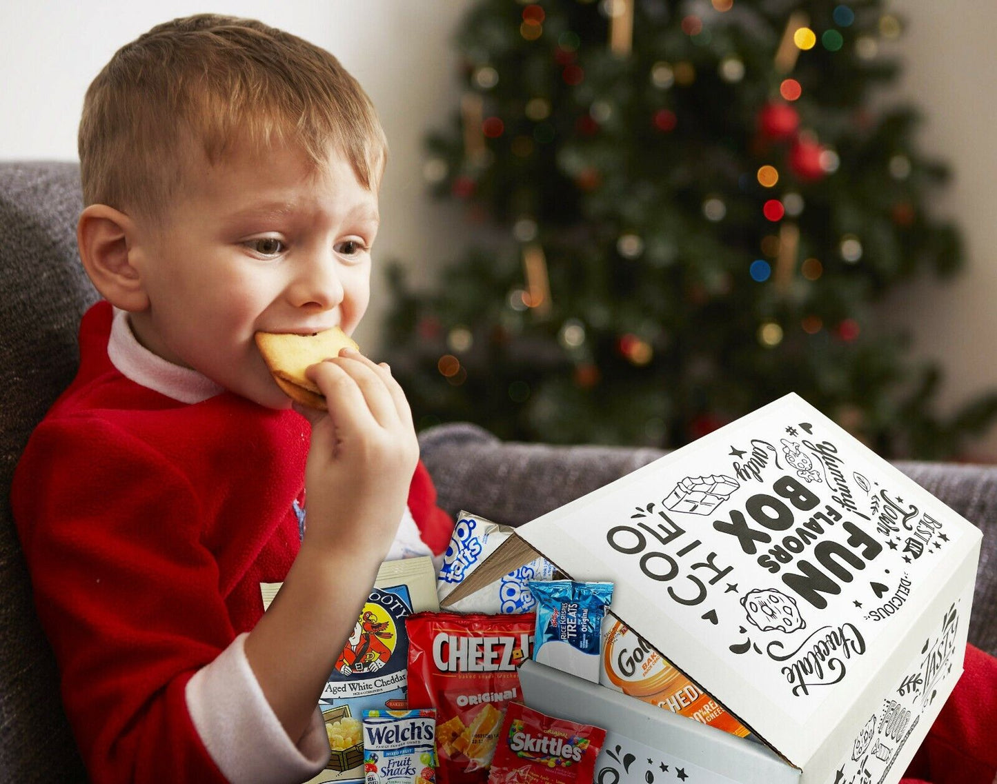 Copy of Christmas Gift Box Care Package 50 Count Variety Pack of Sweet Treats Snack Box Sampler