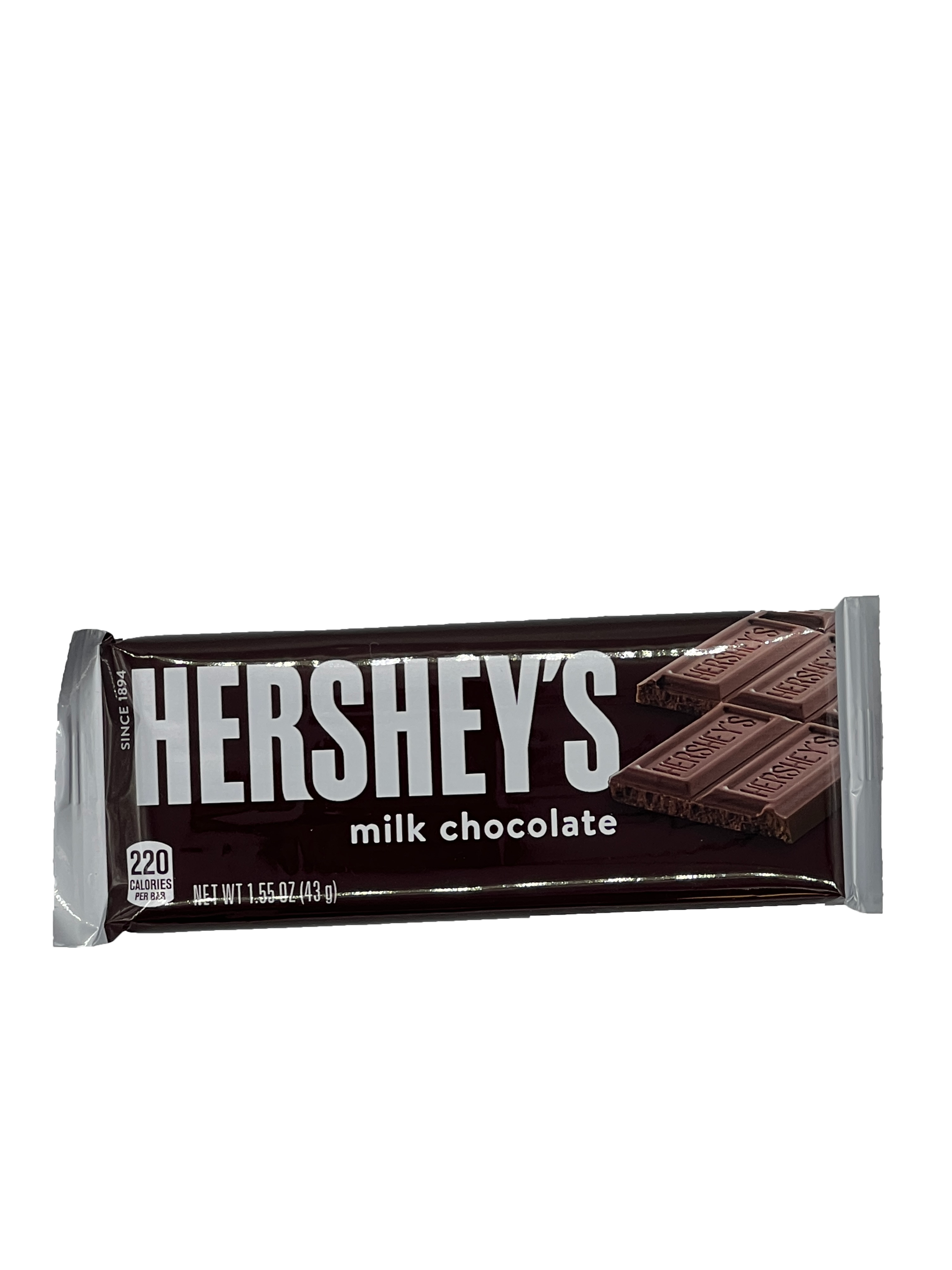 HERSHEY'S Milk Chocolate Candy Bar, 1.55 oz