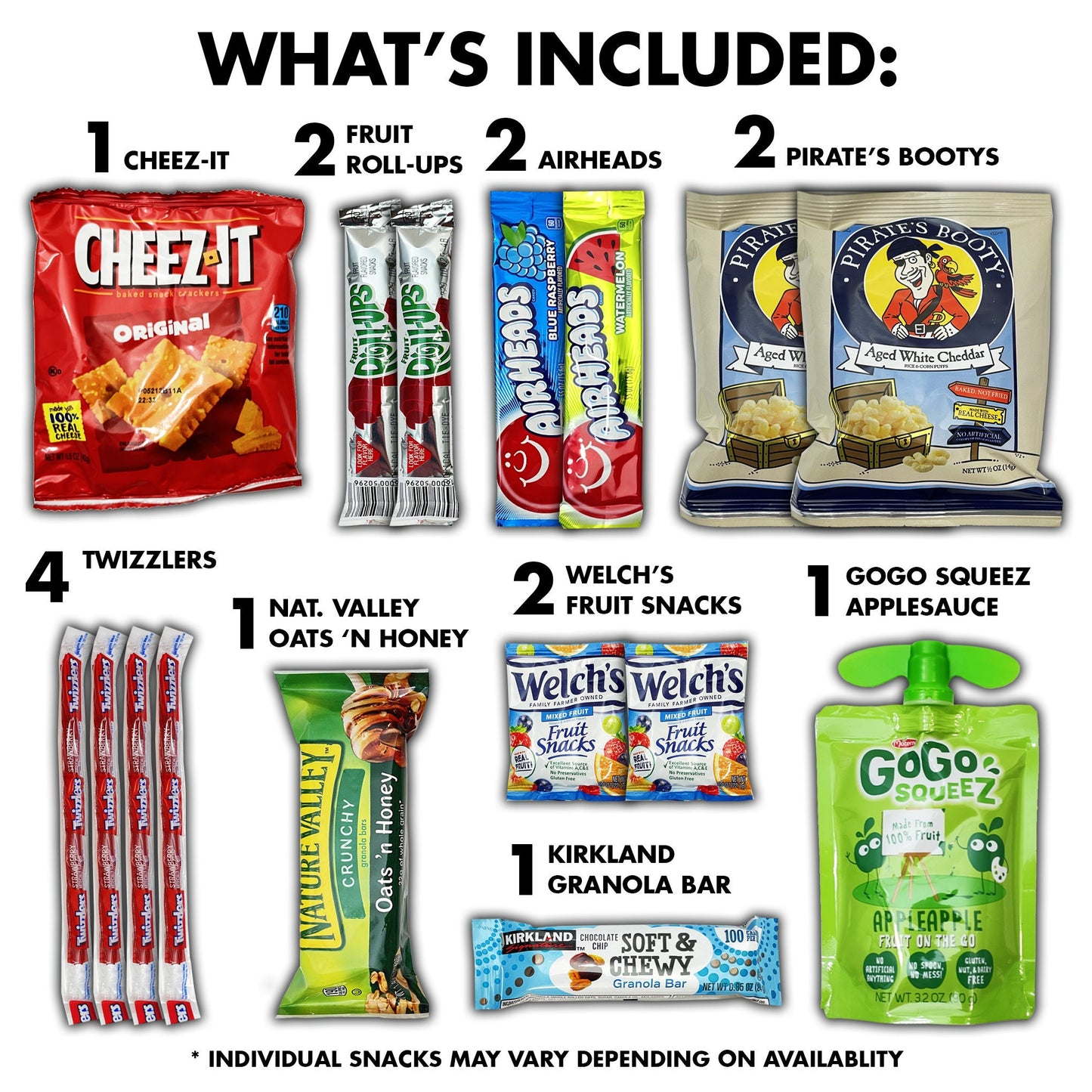 Deluxe Healthy Nut Free Snack Gift Box 45 Count Snack Care Package Employee Appreciation Gifts College Students Fun Flavors Snack Sampler