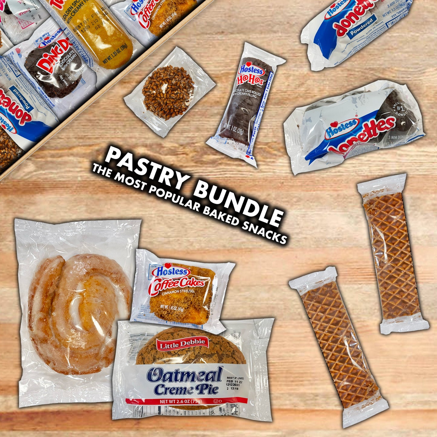 American Desserts Pastry Snack Gift Box Variety Pack 20 Count Sweet Treats Care Package