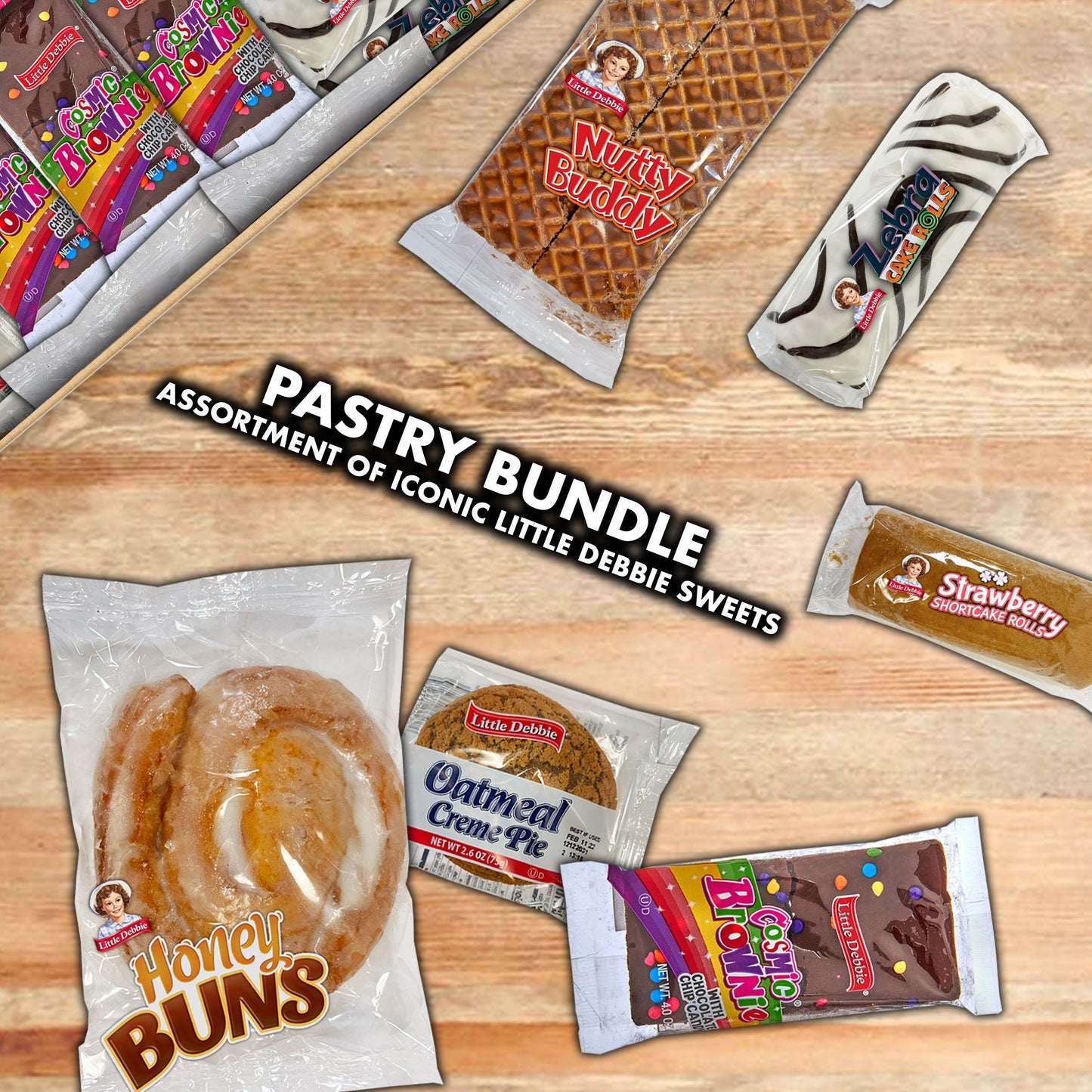 Premium Pastries Snack Box Variety Pack 16 Count Dessert Care Package