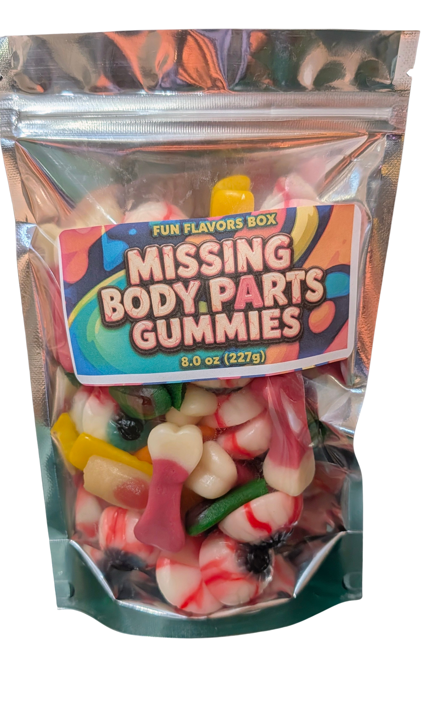 Missing Body Parts Gummies – Assorted Gummy Candy, 8 oz