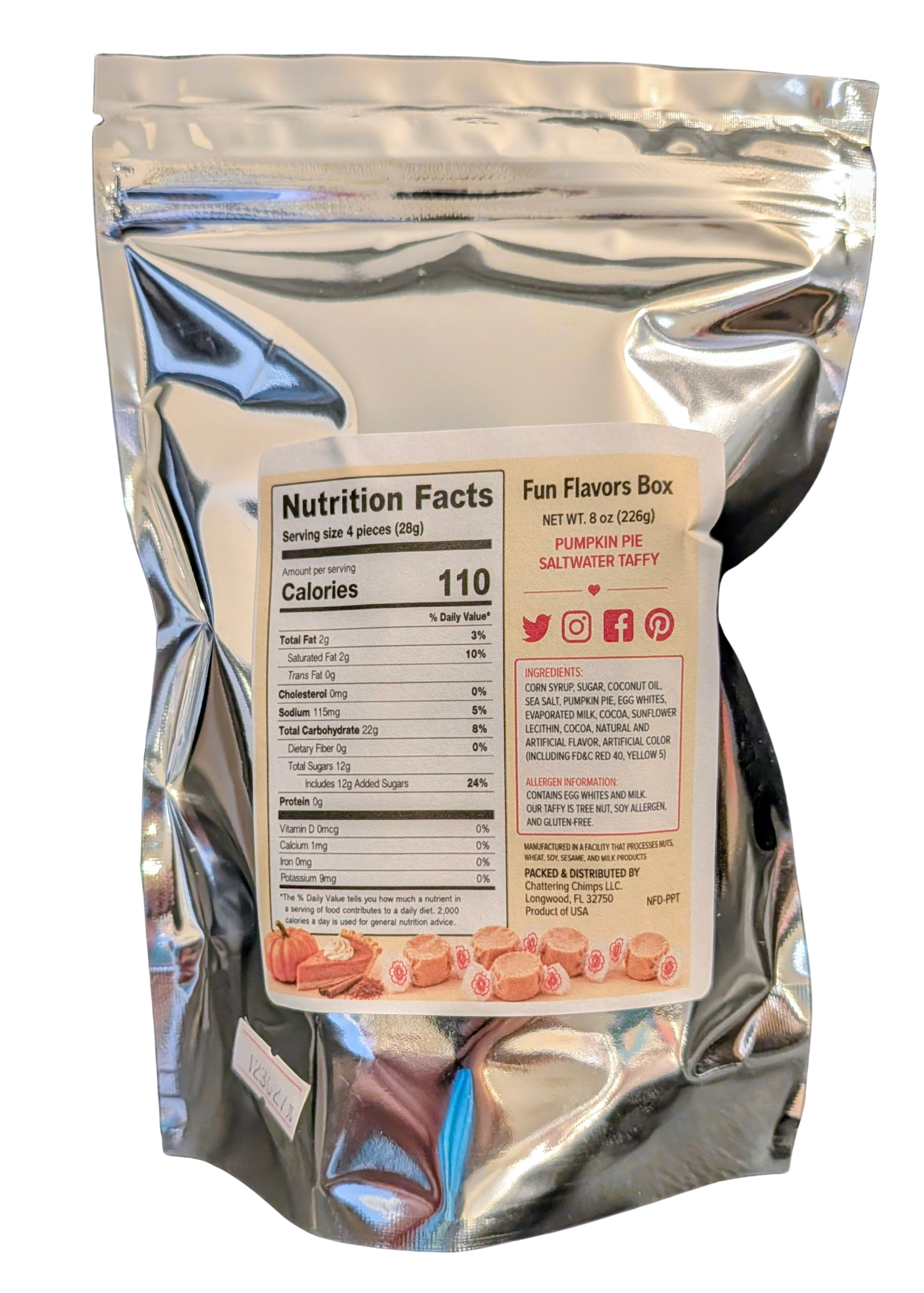 Pumpkin Pie Saltwater Taffy