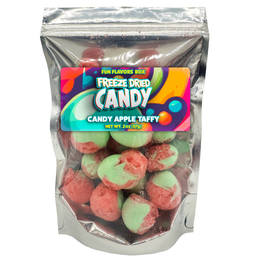 Freeze Dried Candy Apple Taffy Variety Pack – Crunchy Candy Treats Space Theme Party Favor Gift Idea, 2oz