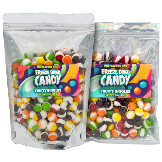 Freeze Dried Fruit Candy Originals Variety Pack Crunch Treats, 6 oz and 3 oz Sampler