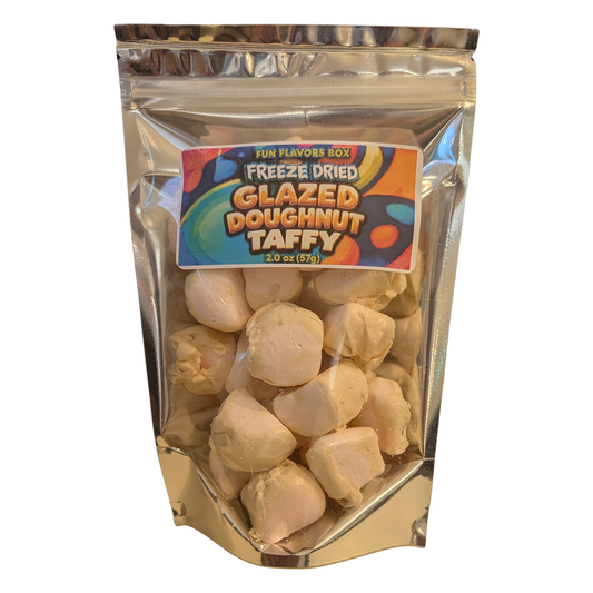 Freeze-Dried Glazed Doughnut Taffy – 2 oz