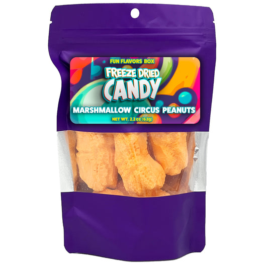 Freeze Dried Candy Marshmallow Circus Peanuts Pack Space Theme Party Gift 2.2 oz
