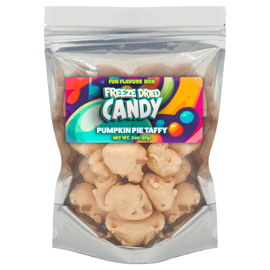 Freeze Dried Candy Pumpkin Pie Taffy Crispy Treats, 2oz