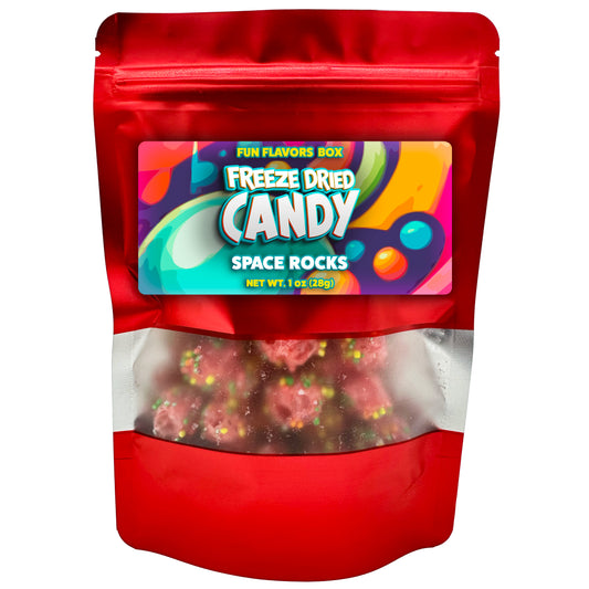 Freeze Dried Candy Space Rocks Cosmic Sweet Crunchy Treats 1 oz