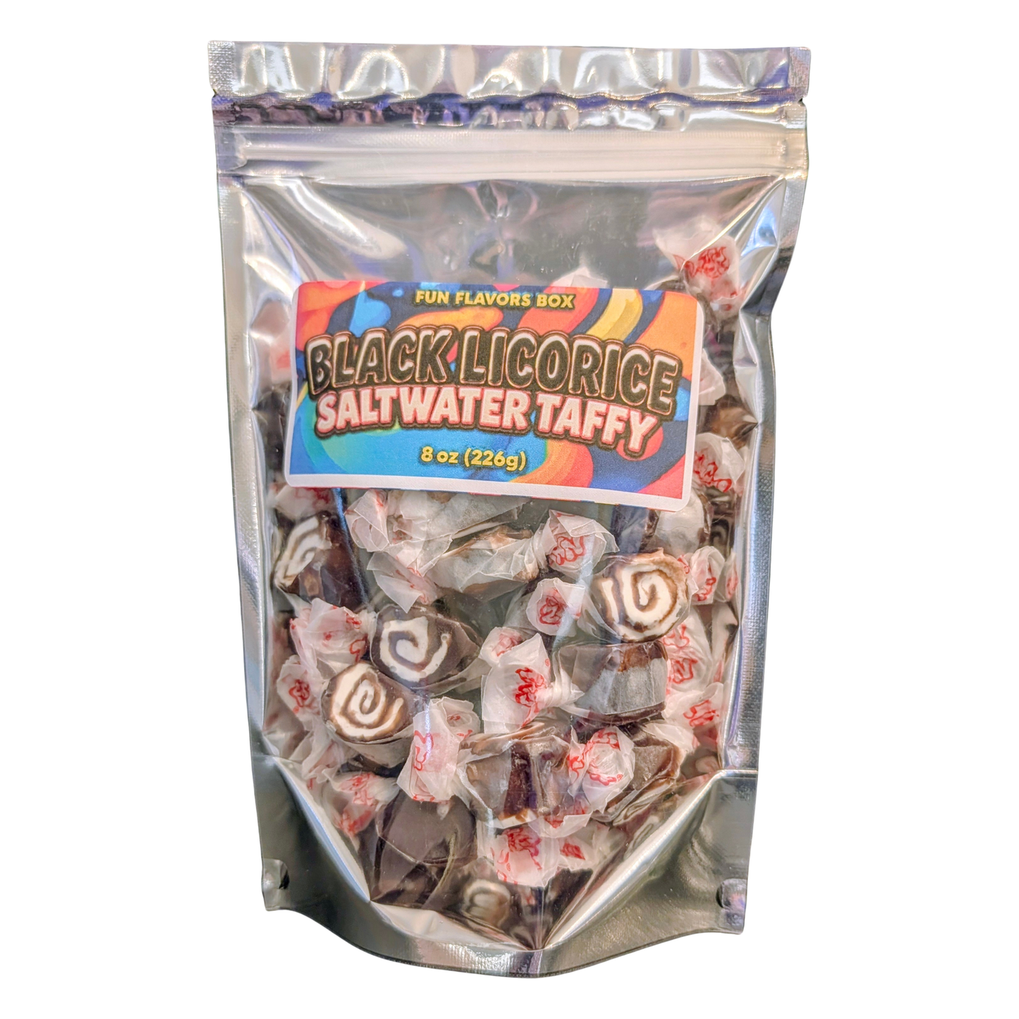 Black Licorice Saltwater Taffy – 8 oz