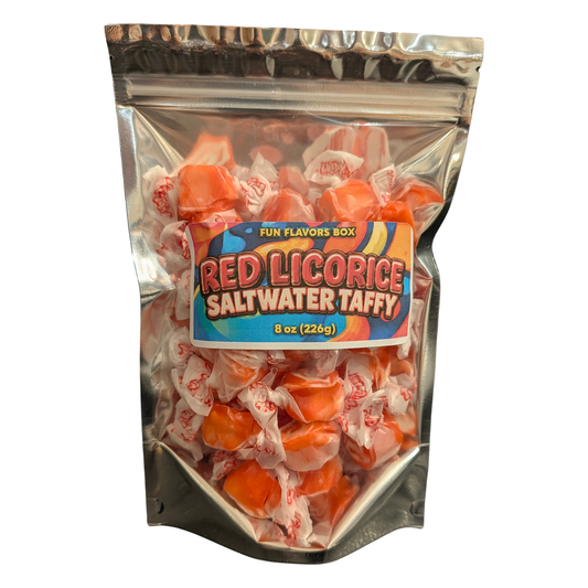 Red Licorice Saltwater Taffy – 8 oz