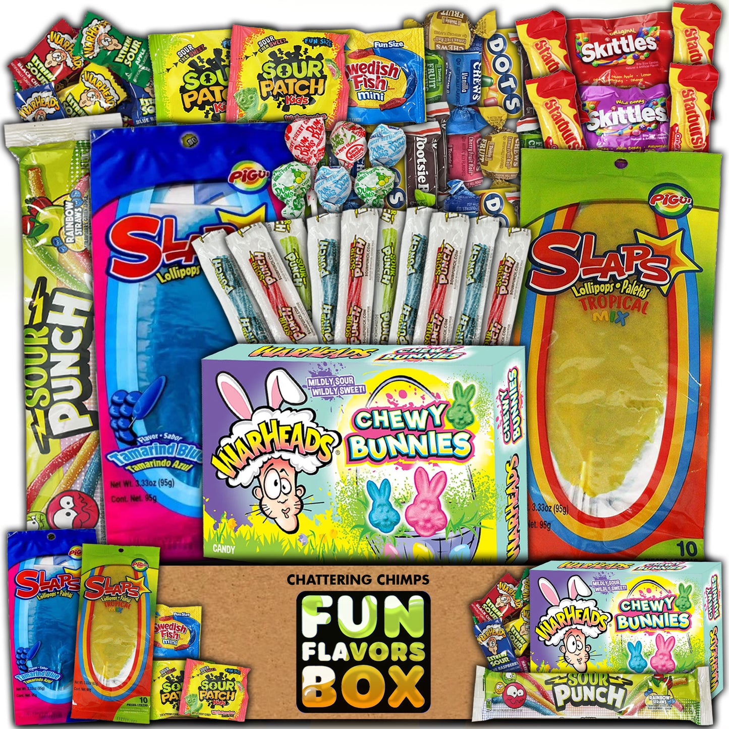 Kids Candy Box (50 Count) Snack Box Variety Treat Box. College Care Package