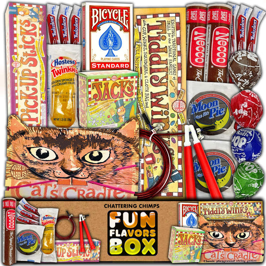Nostalgic Snack Box Variety Pack Classic Toys Candy Snacks Gift Box