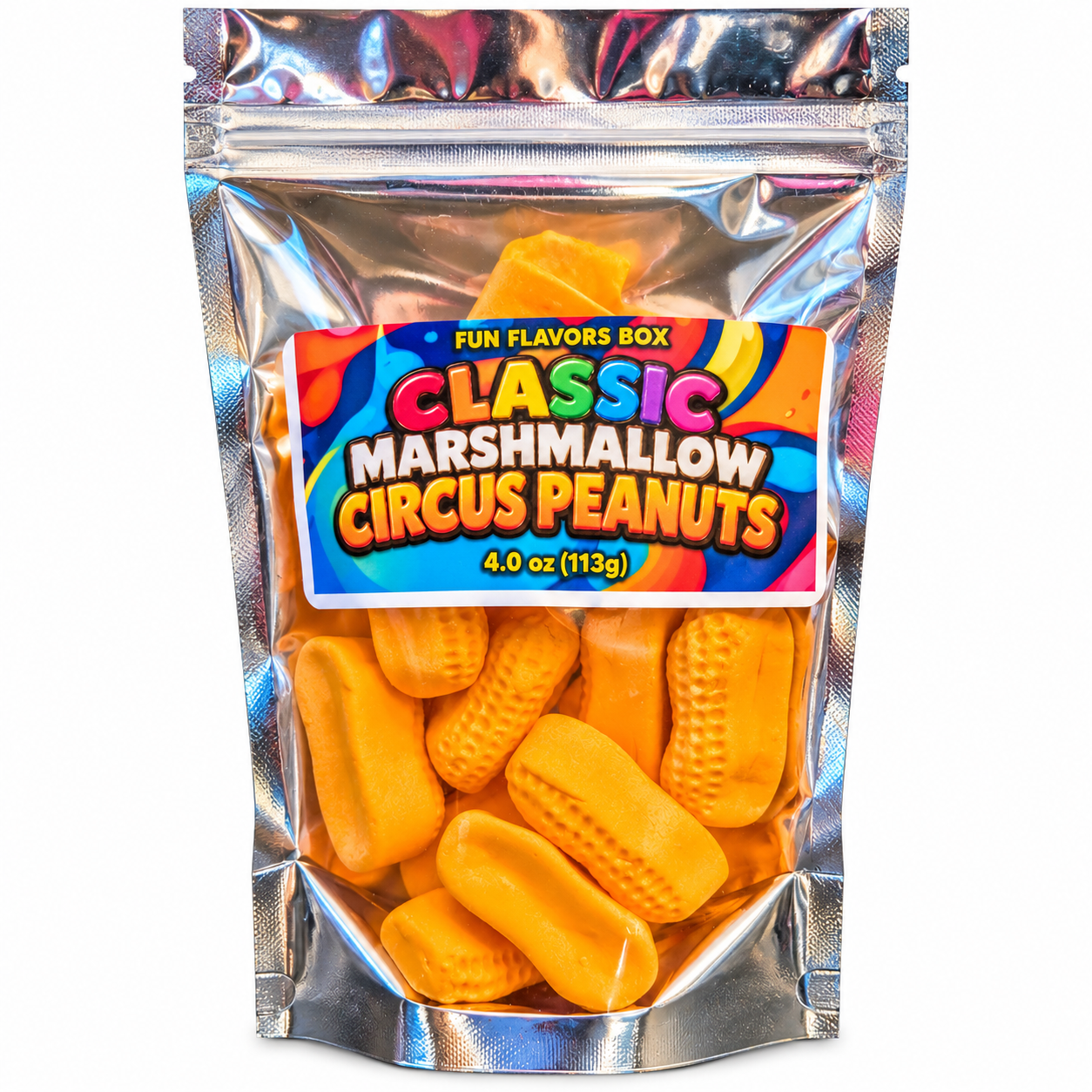 Classic Marshmallow Circus Peanuts – 4 oz