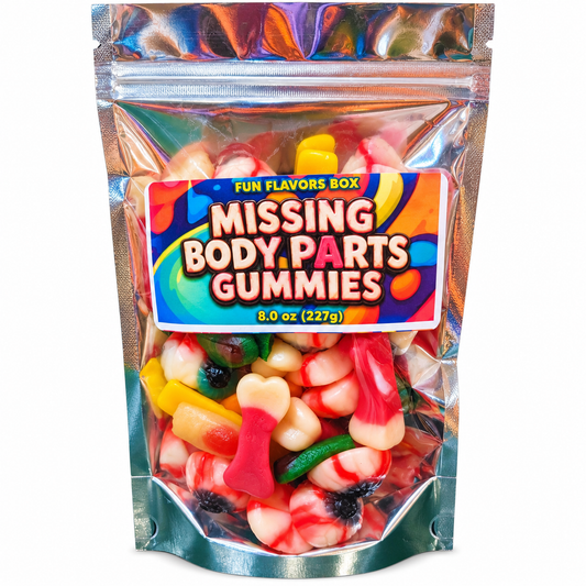 Missing Body Parts Gummies – Assorted Gummy Candy, 8 oz