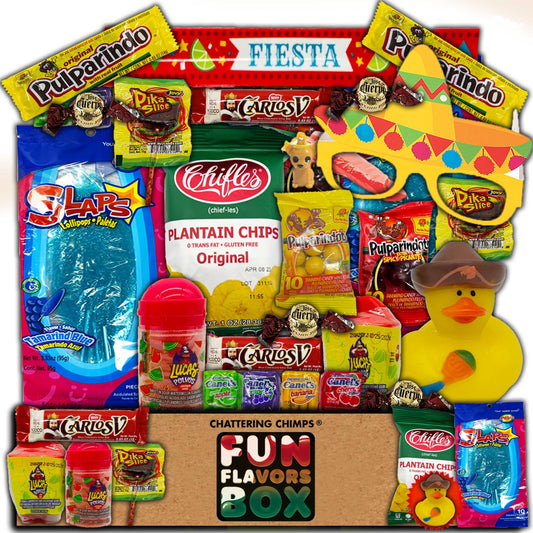 FUN FLAVORS BOX CINCO DE MAYO VARIETY GIFT BASKET CARE PACKAGE