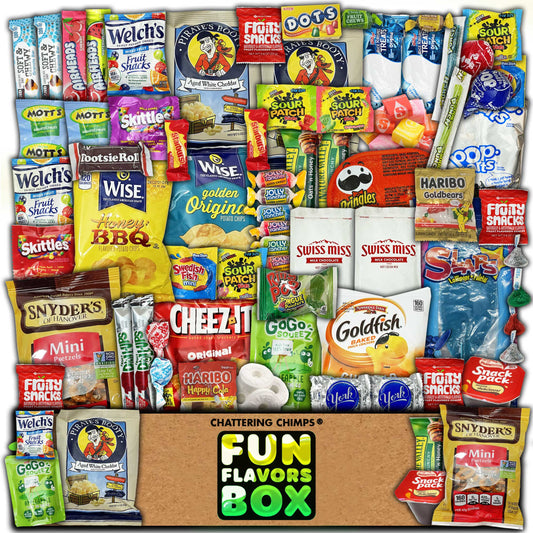 Nut Free Healthy Snacks 100 Count Snack Box Variety Pack Gift