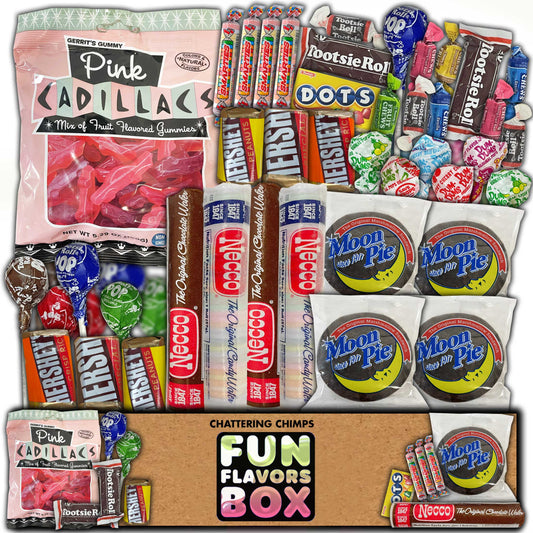 Vintage Candy Gift Box 50 Count Variety Pack
