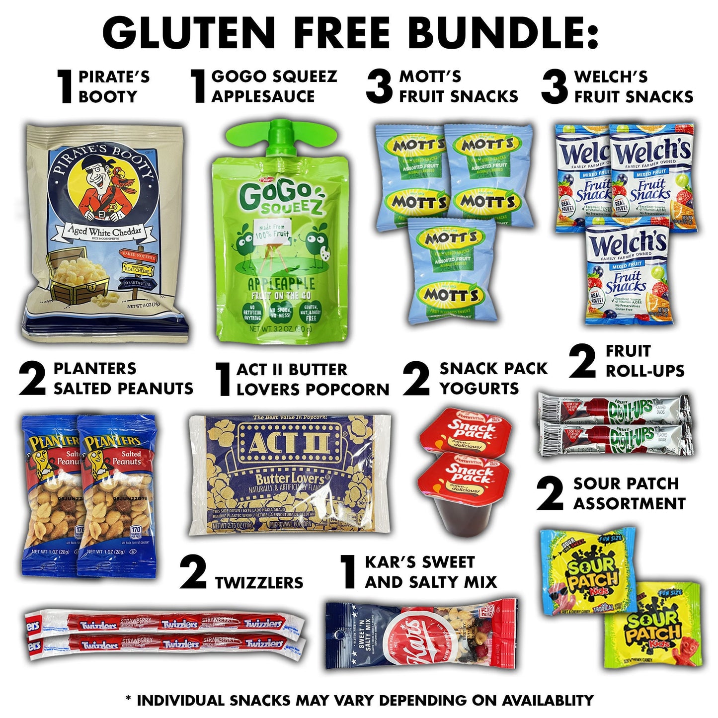 Favorite Gluten-Free Snack Gift Box 20 Count College Care Package